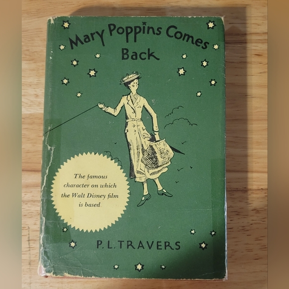 Vintage Mary Poppins Comes Back by PL Travers 1963 Edition HC & Dust Jacket - Picture 1 of 16